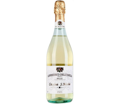 Lambrusco Cascina S. Maria белое сухое 0,75 литра